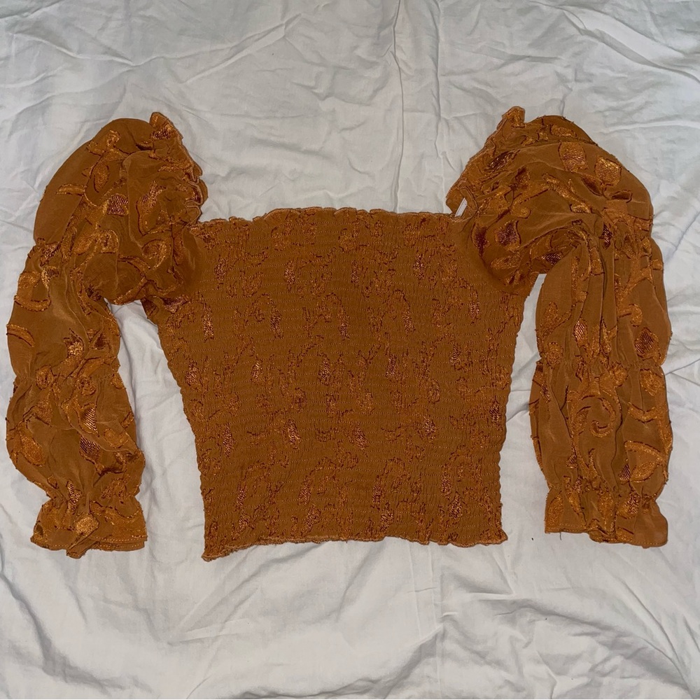 Lulus off the shoulder crop top size small